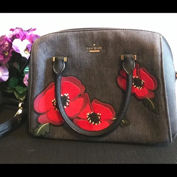 Kate Spade Cameron Street poppy lg lane satchel